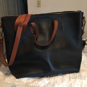 Madewell top zip bag